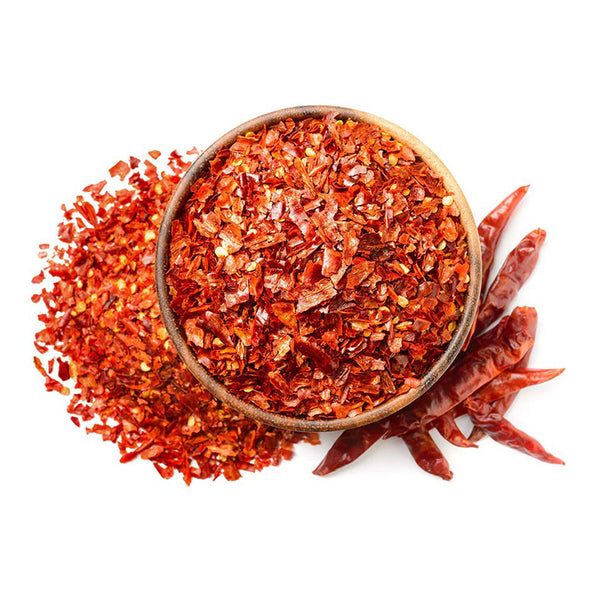 SPICY ORGANIC Crushed Red chili Flakes - 100% Pure SPICY ORGANIC Crushed Red chili Flakes - 100% Pure