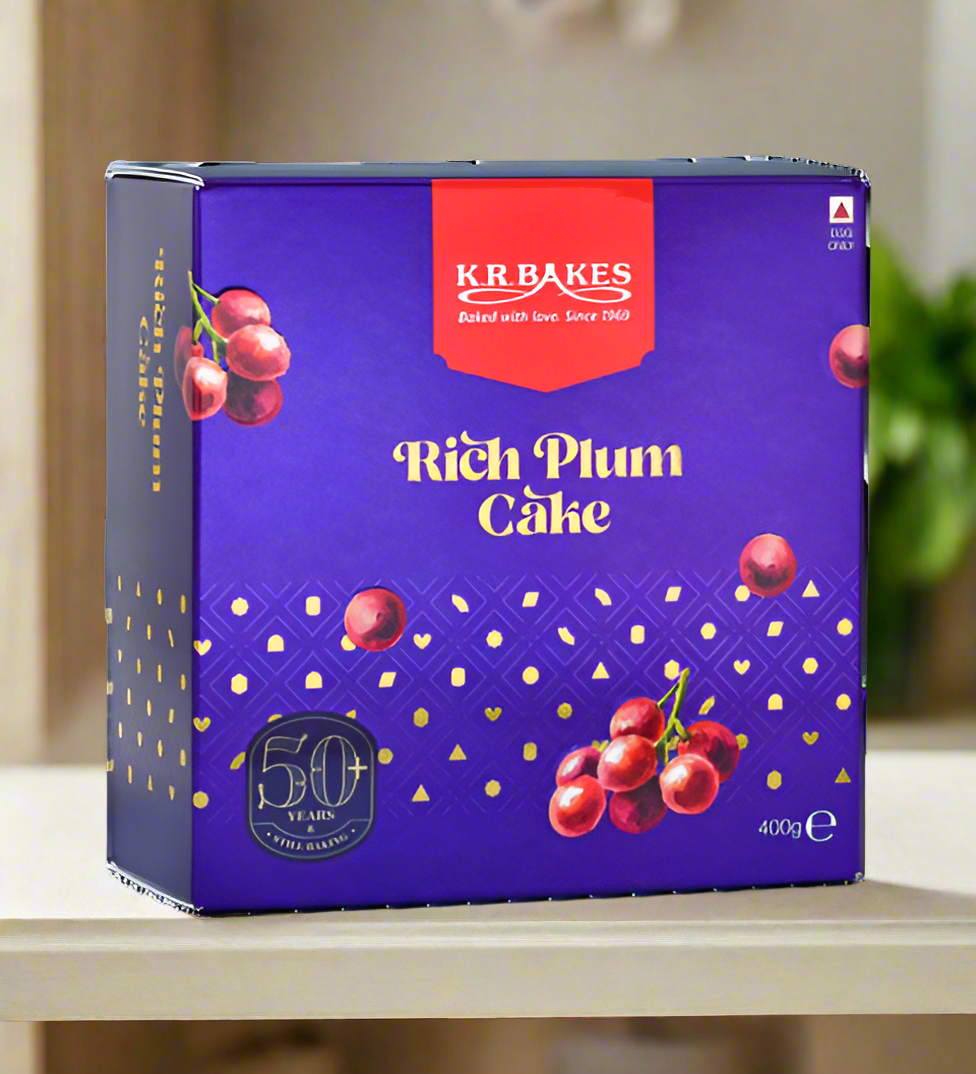 KR Bakes Rich plum cake 400g