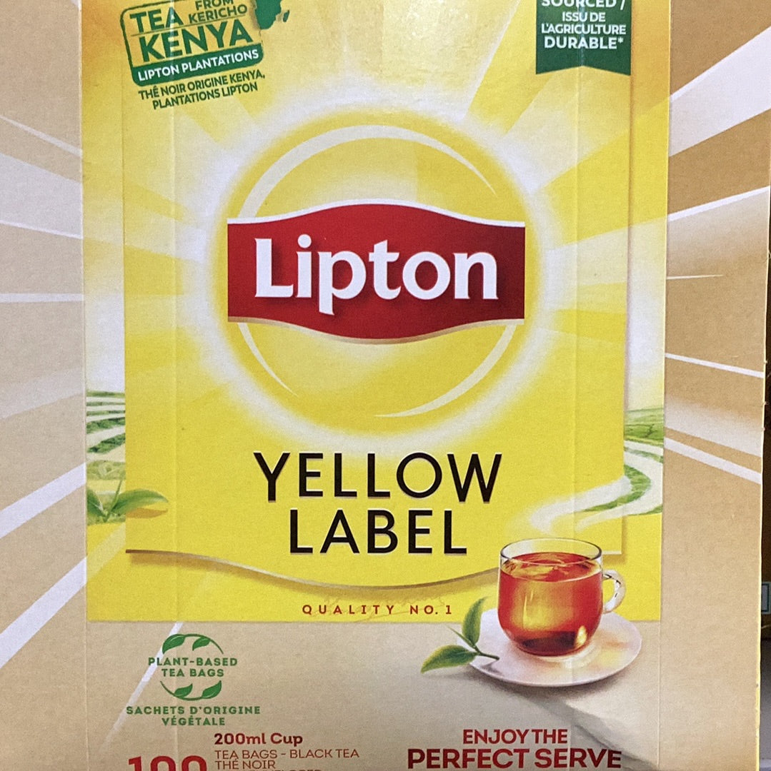 LIPTON YELLOW LABEL TEA BAGS 200g