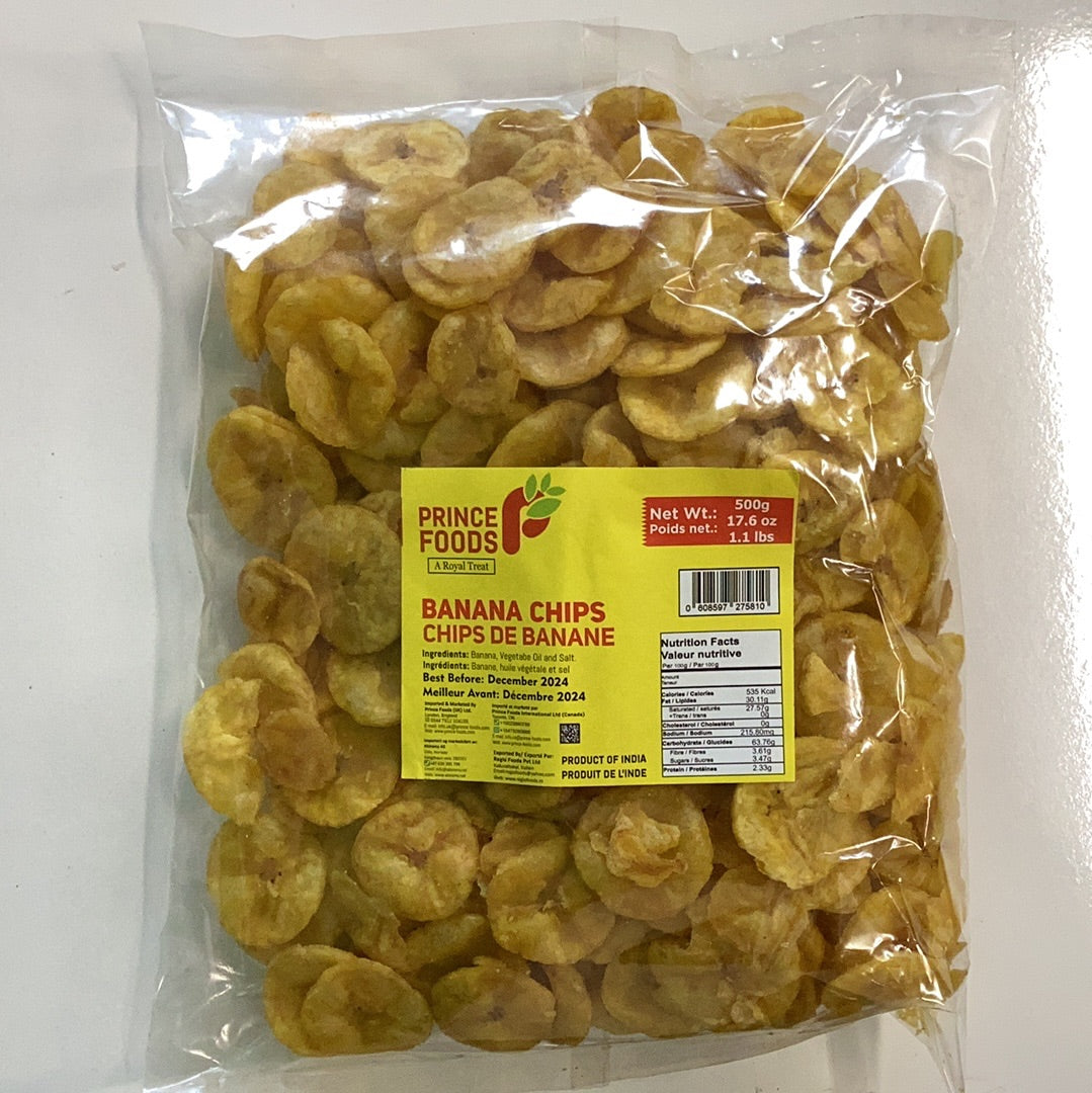 Prince Foods Banana Chips 500G