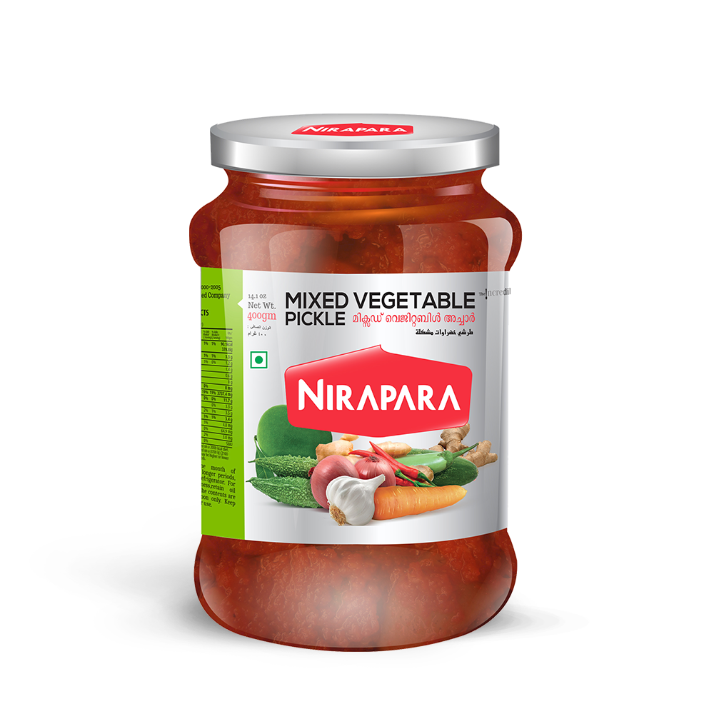 Nirapara Mixed Veg pickle 400g