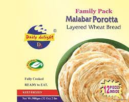 Daily Delight Malabar Porotta Family Pack 908g