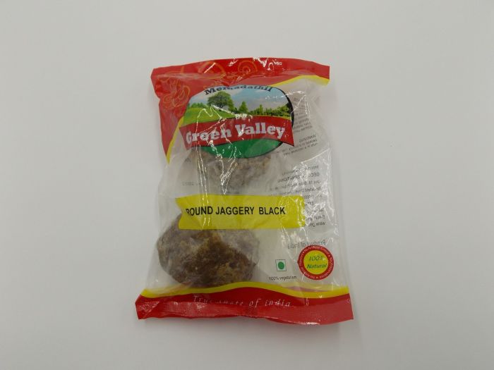 Green Vally Round Jaggery Black 500g