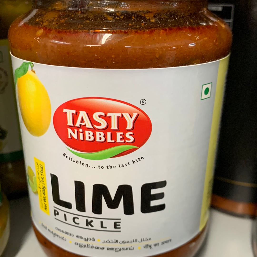 Tasty nibbles lime pickle 400g