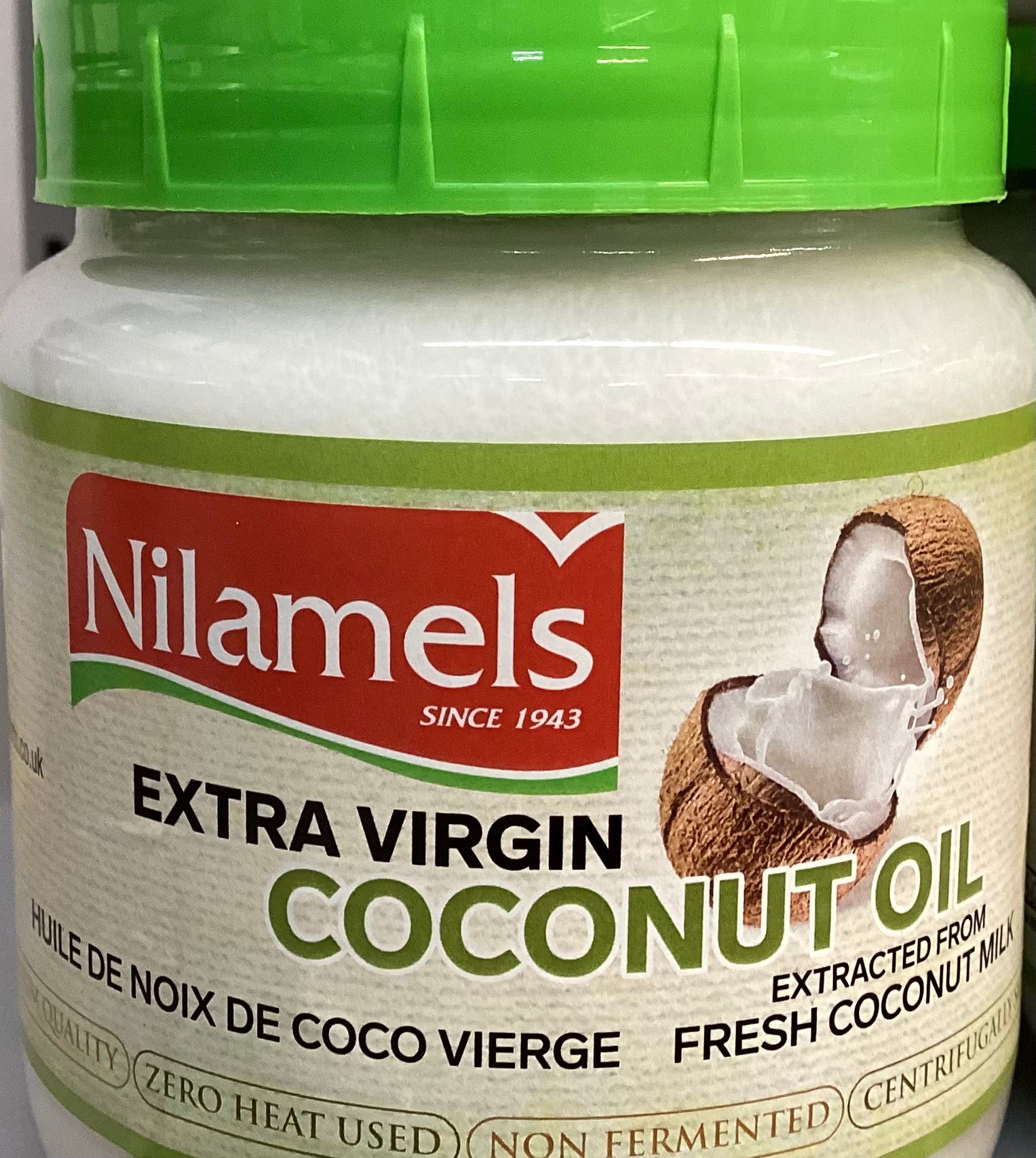 Nilamels Extra Virgin Coconut Oil 500ml