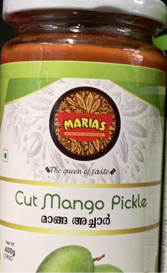 Marias Cut Mango Pickle 400gm